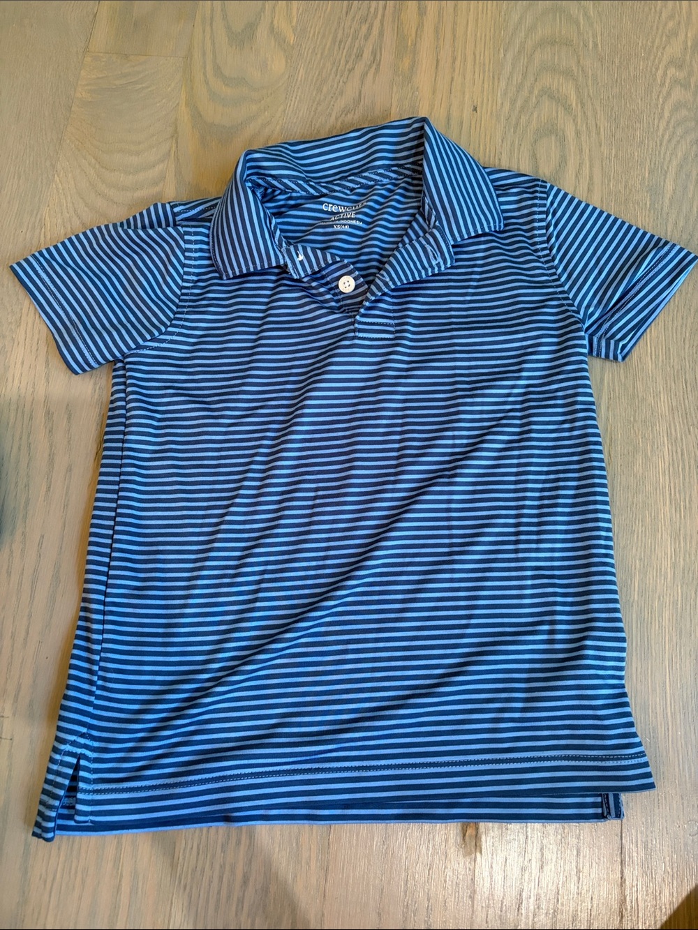 Crewcuts Blue Striped Polo Shirt